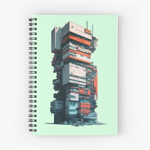 Item preview, Cyberpunk Art Building designed and sold by krabbaraban.