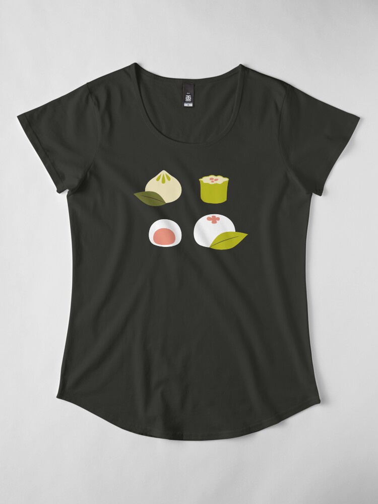 Alternate view of Dim Sum Premium Scoop T-Shirt