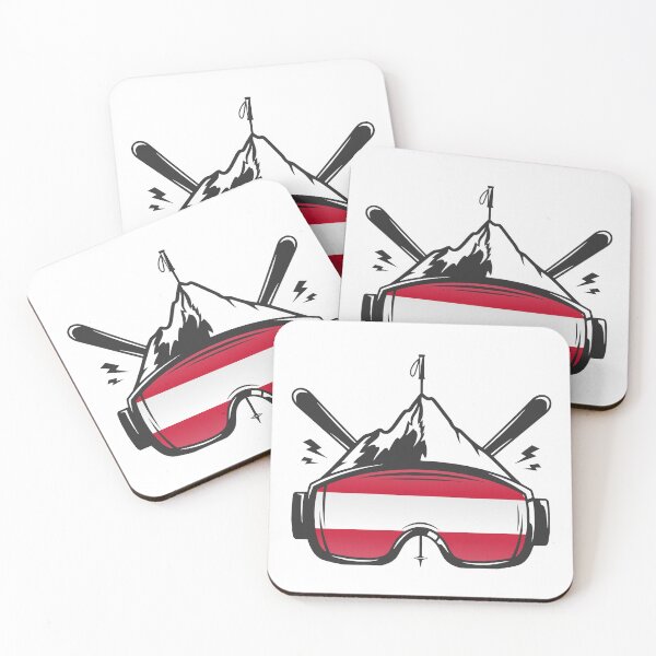 Item preview, Austria Flag Ski Goggles Skiing Souvenir designed and sold by JackCurtis1991.