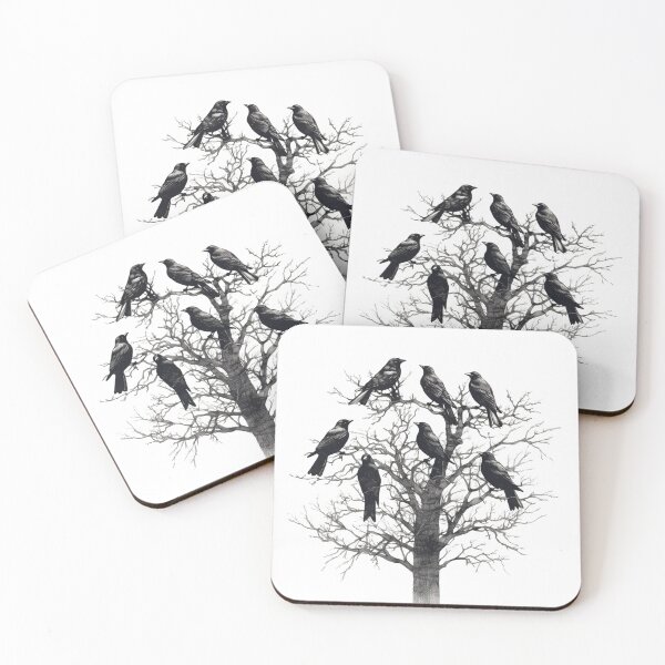 Item preview, Crows in a Tree designed and sold by OtterComforts.