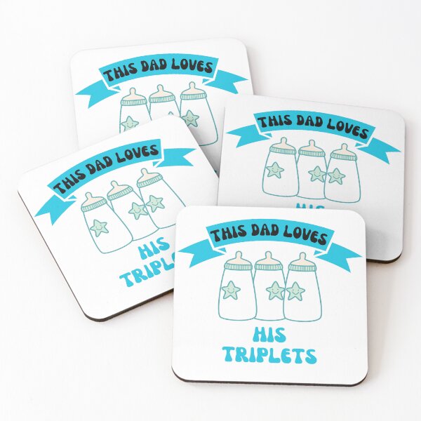 Item preview, This Dad Loves His Triplets designed and sold by Binohshop.
