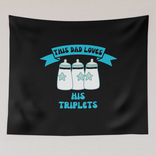 Item preview, This Dad Loves His Triplets designed and sold by Binohshop.