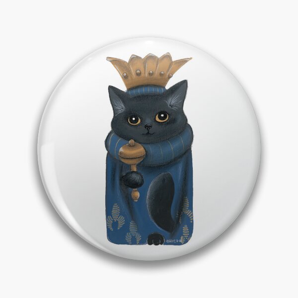 Item preview, Chess cat: black King designed and sold by gatteria.