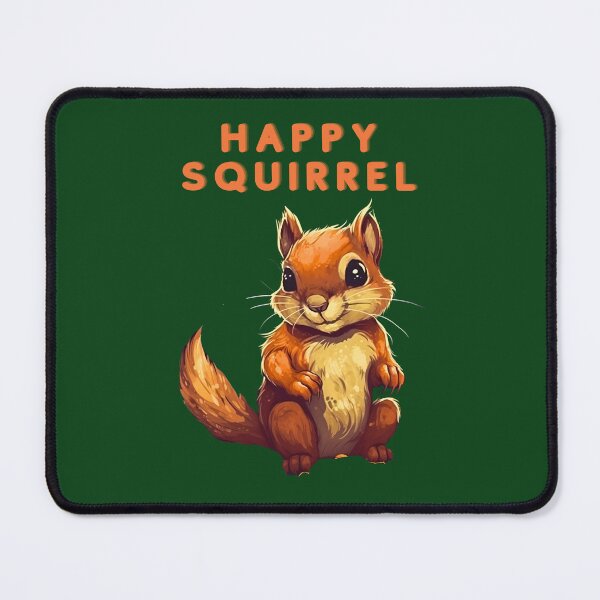 Item preview, Happy Squirrel Funny Little designed and sold by michallaga.