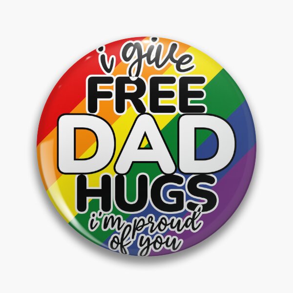 Artikelvorschau, Free Dad Hugs LGBT Pride entworfen und verkauft von arlagrl.