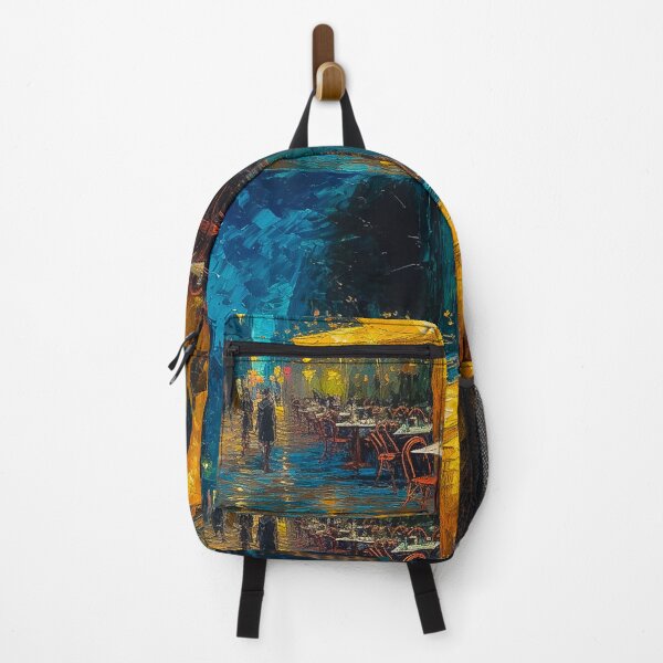 Item preview, A Paris city street midnight painting from the late 1800s captures the beauty and charm of the city of lights during a time of artistic and cultural renaissance. designed and sold by Midnight Kadama Studio.