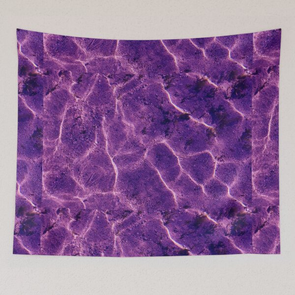 Item preview, Ultra violet Pattern of ripple wave with sun reflection designed and sold by KiraYan.
