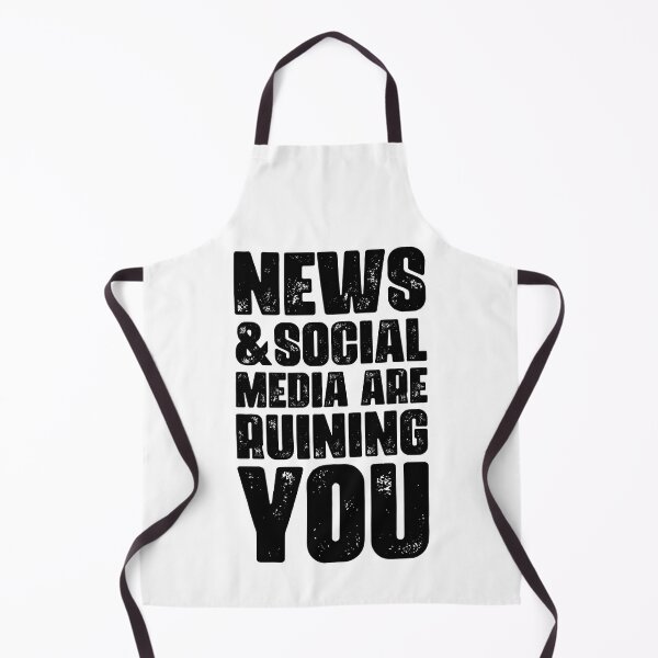 Item preview, News & Social Media are Ruining You (black) designed and sold by muskitt.