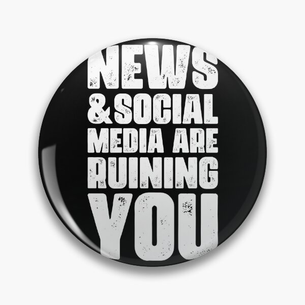 Item preview, News & Social Media are Ruining You (white) designed and sold by muskitt.