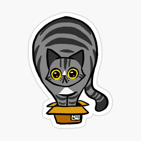 If I Fit, I Sit Sticker