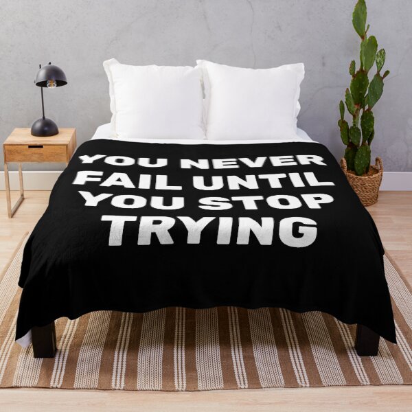 Item preview, You Never Fail Until You Stop Trying designed and sold by Inspirationmotivation.