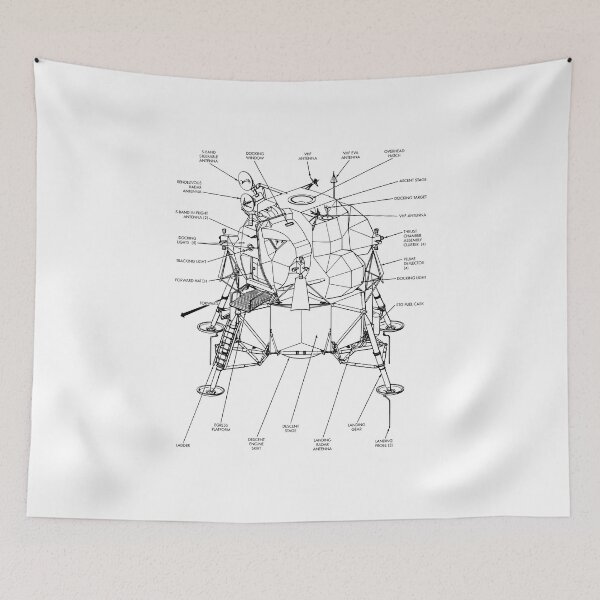 Item preview, The Lunar Module designed and sold by franklinprintco.