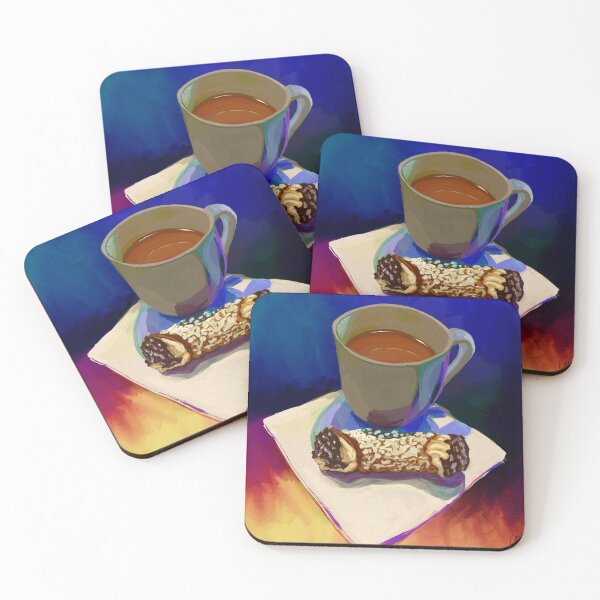 Item preview, Coffee and Cannoli  designed and sold by Onionkelly.