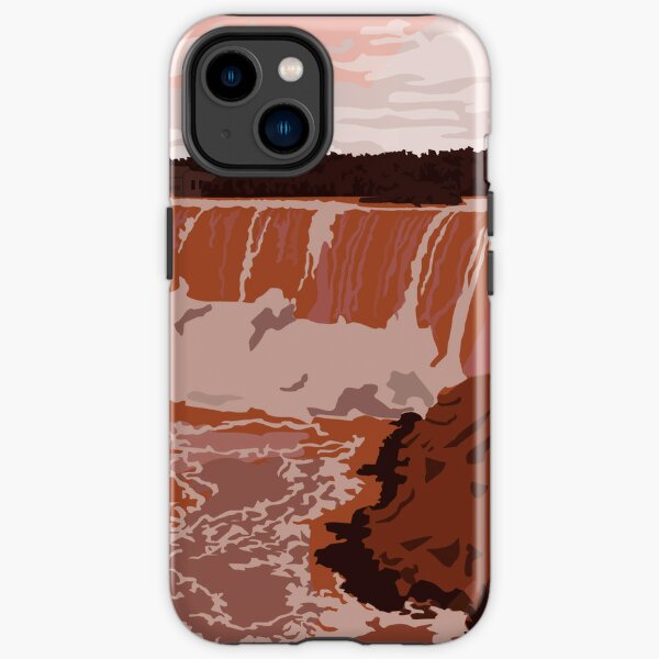 Monochrome Niagara Falls iPhone Tough Case