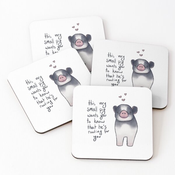 Item preview, Smol Self-Esteem Pig designed and sold by AliceMermaid.