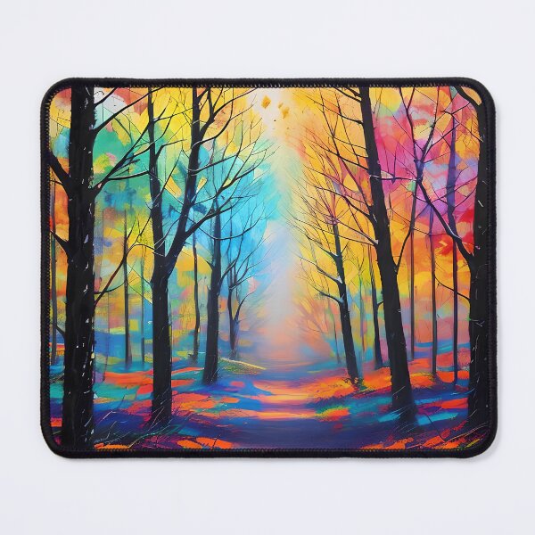 Item preview, Autumn Forest Synesthesia Experience - Vibrant Artistic Interpretation designed and sold by ElLocoMus.
