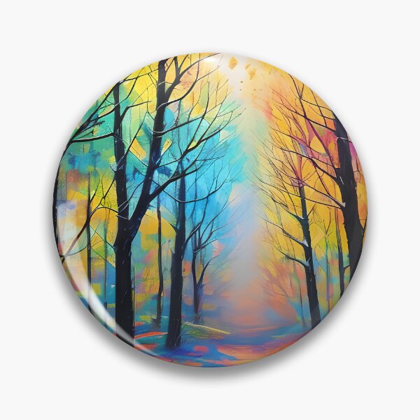 Item preview, Autumn Forest Synesthesia Experience - Vibrant Artistic Interpretation designed and sold by ElLocoMus.