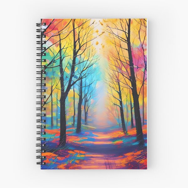 Item preview, Autumn Forest Synesthesia Experience - Vibrant Artistic Interpretation designed and sold by ElLocoMus.
