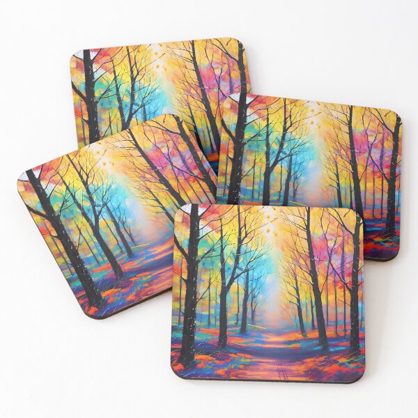 Item preview, Autumn Forest Synesthesia Experience - Vibrant Artistic Interpretation designed and sold by ElLocoMus.