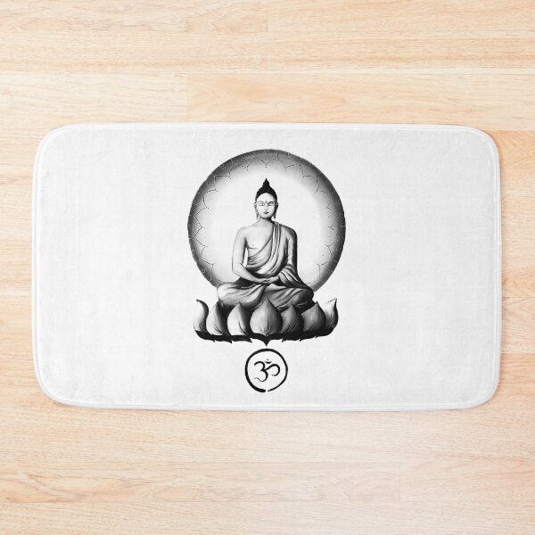 Item preview, Buddha om lotus zen oil painting designed and sold by OrsyniArt.