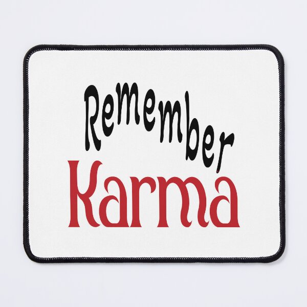 Item preview, Remember Karma Sweatshirt, by DAM Creative, designed and sold by DAM Creative ⭐⭐⭐⭐⭐.
