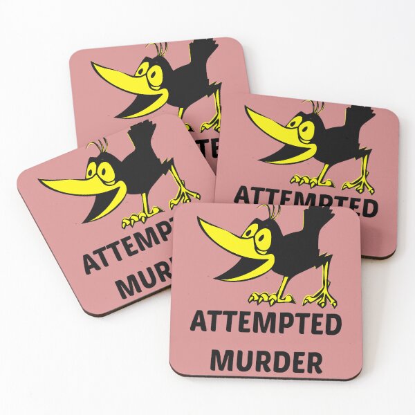 Item preview, attempted murder - attempted murder crow      (3) designed and sold by Lastrustine.