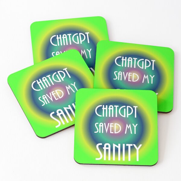 Item preview, AI and ChatGPT is my Hear for Cool Black  sanity designed and sold by TechsQuickArt.