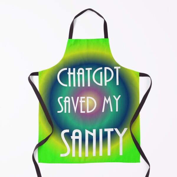 Item preview, AI and ChatGPT is my Hear for Cool Black sanity designed and sold by TechsQuickArt.