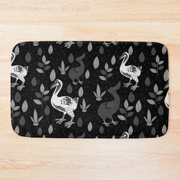Item preview, dodo bird scandinavian pattern black designed and sold by Gossip Rag.