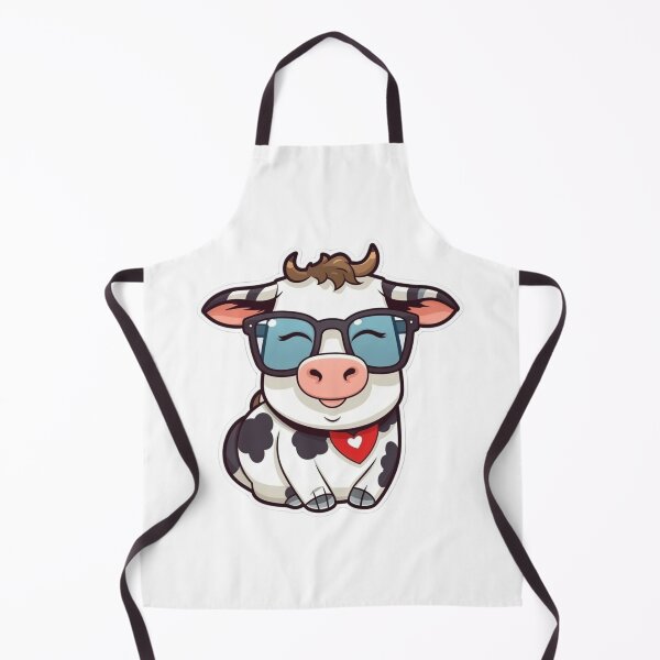 Item preview, Cute Cartoon Style cow designed and sold by HandCraftedArt.