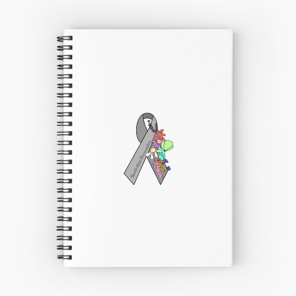 Item preview, Borderline personality flower ribbon designed and sold by Fireheart designs.