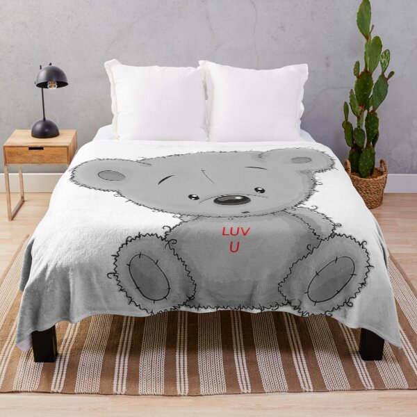 Item preview, Teddy Bear ,Cute ,Bear , Pooh ,Brown Bear , Luv U , designed and sold by artflare.