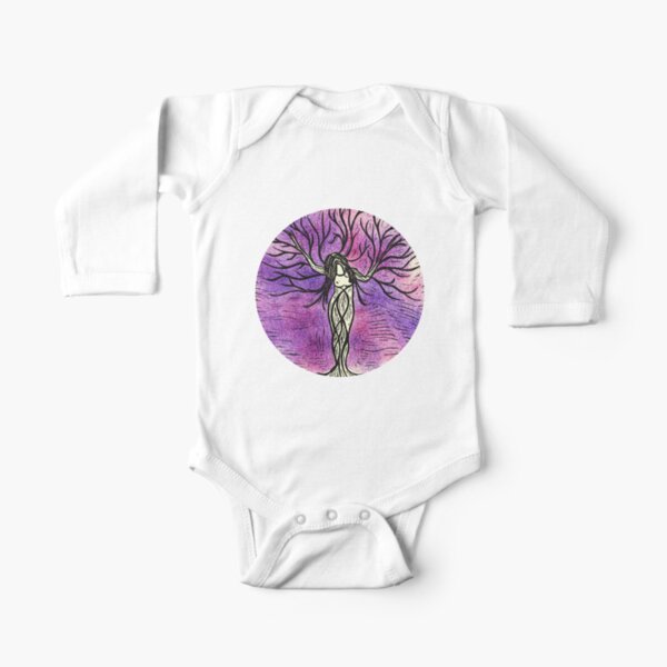 Tree Nymph Long Sleeve Baby One-Piece
