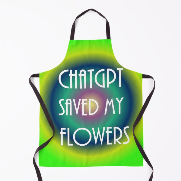 Item preview, AI and ChatGPT is my Hear for Las Palmas Flowers designed and sold by TechsQuickArt.