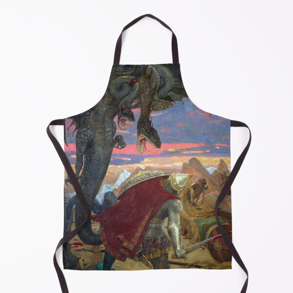 Item preview, Ivan Tsarevich Fighting the Dragon - Viktor Vasnetsov designed and sold by forgottenbeauty.
