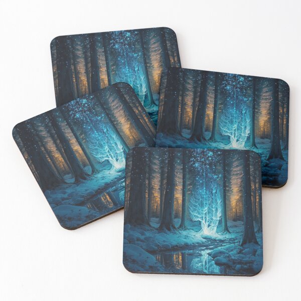 Item preview, Bioluminescent Snow by the River designed and sold by Solace Sparkles.