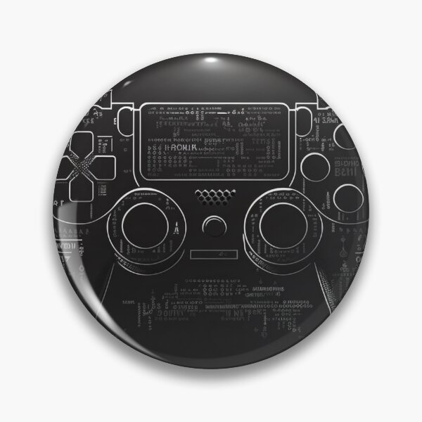 Item preview, PS4 Controller in ASCII Art designed and sold by mkrnnbdc.