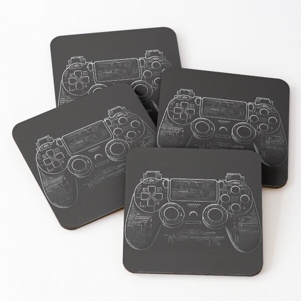 Item preview, PS4 Controller in ASCII Art designed and sold by mkrnnbdc.