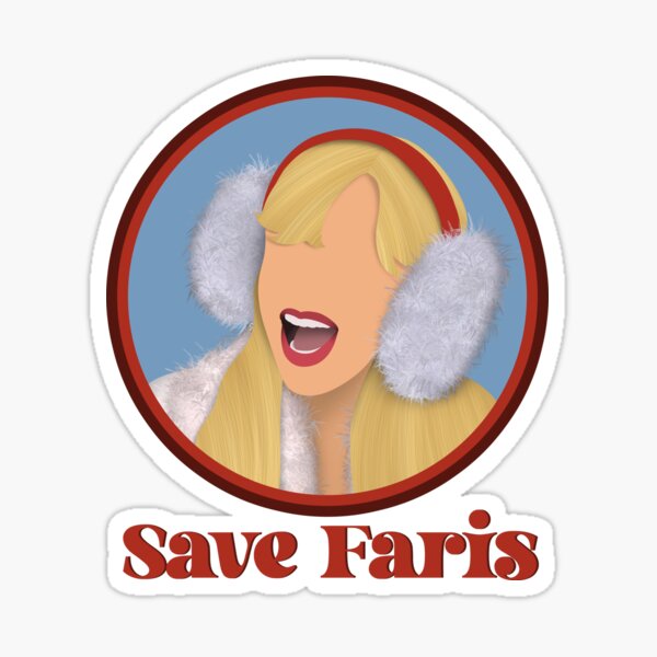 Save Faris (Circle) Sticker