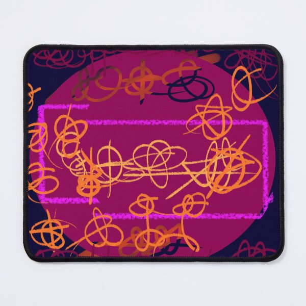 Item preview, purple orange scrawl  designed and sold by David Jardine.