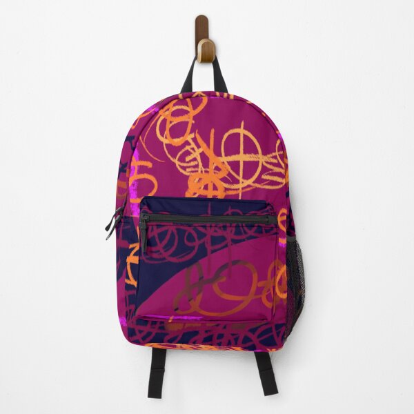 Item preview, purple orange scrawl designed and sold by David Jardine.
