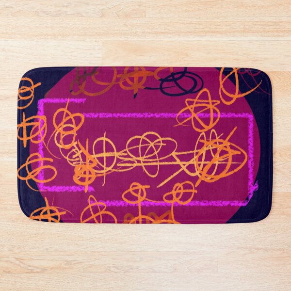 Item preview, purple orange scrawl  designed and sold by David Jardine.