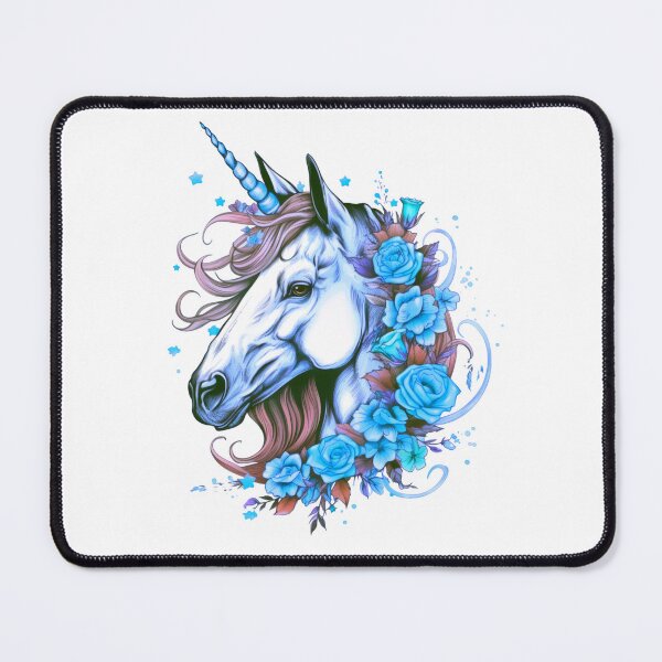 Item preview, Floral unicorn b/p designed and sold by ShyflyerArts.