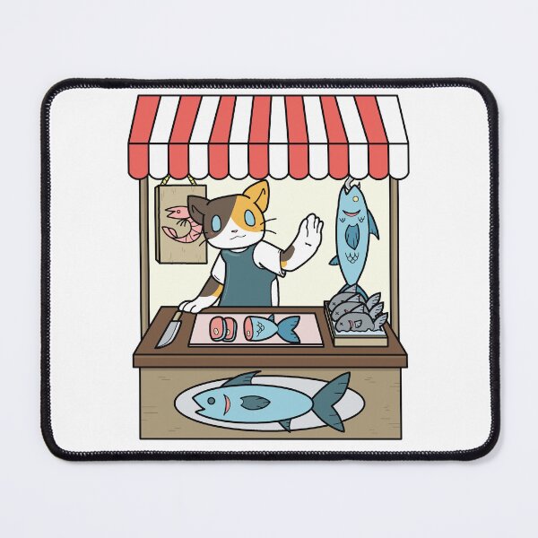 Item preview, Fish Market Cat designed and sold by Infectedradio.