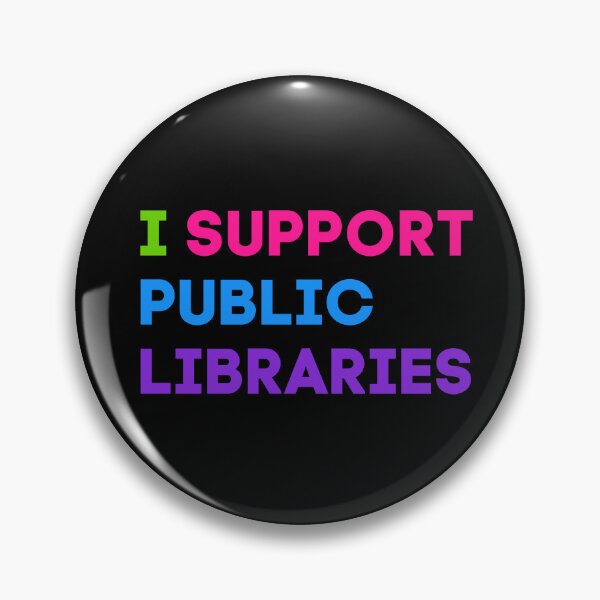 Item preview, I Support Public Libraries designed and sold by ebcameron.
