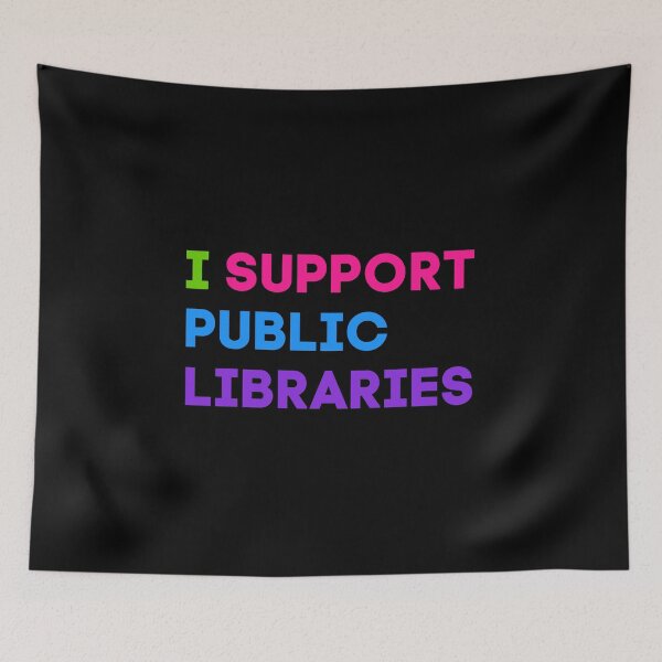 Item preview, I Support Public Libraries designed and sold by ebcameron.