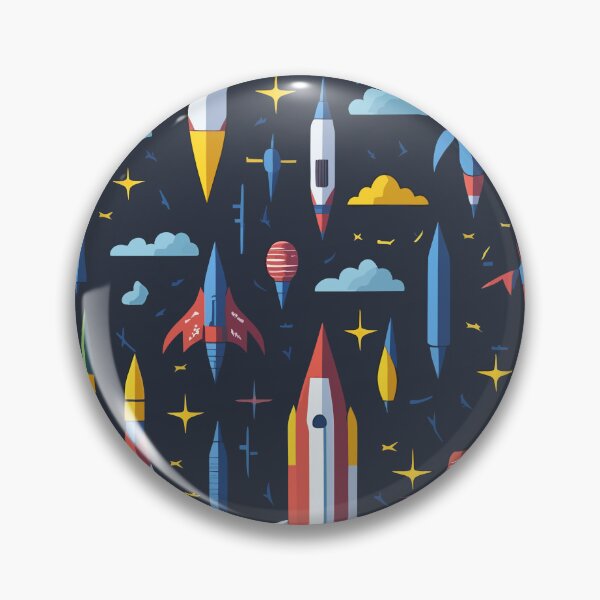 Item preview, Rocketing to the Stars - Colorful Rocket Ship Design designed and sold by Diegos-.