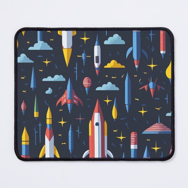 Item preview, Rocketing to the Stars - Colorful Rocket Ship Design designed and sold by Diegos-.