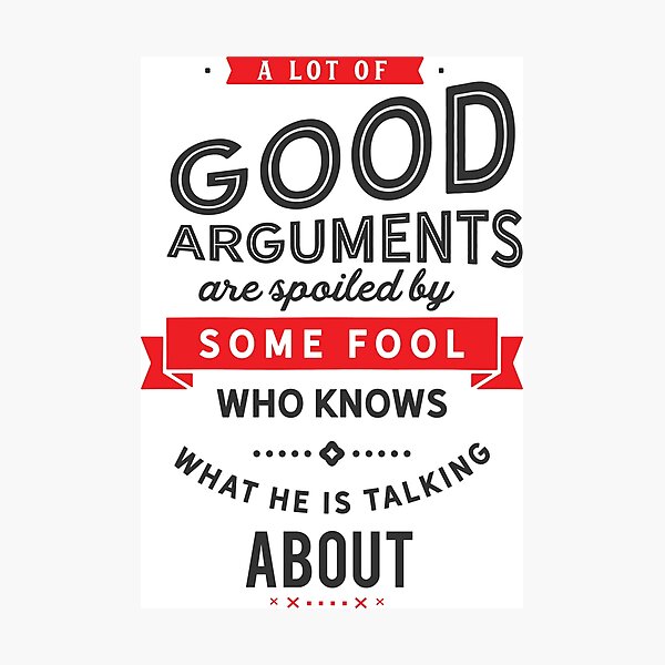 Item preview, Good Arguments designed and sold by Rainz1201.