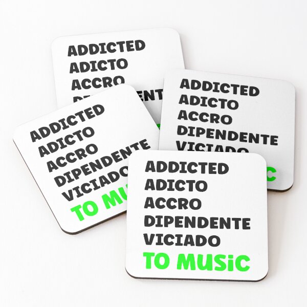 Item preview, Addicted to music international languages designed and sold by Artbellachi.